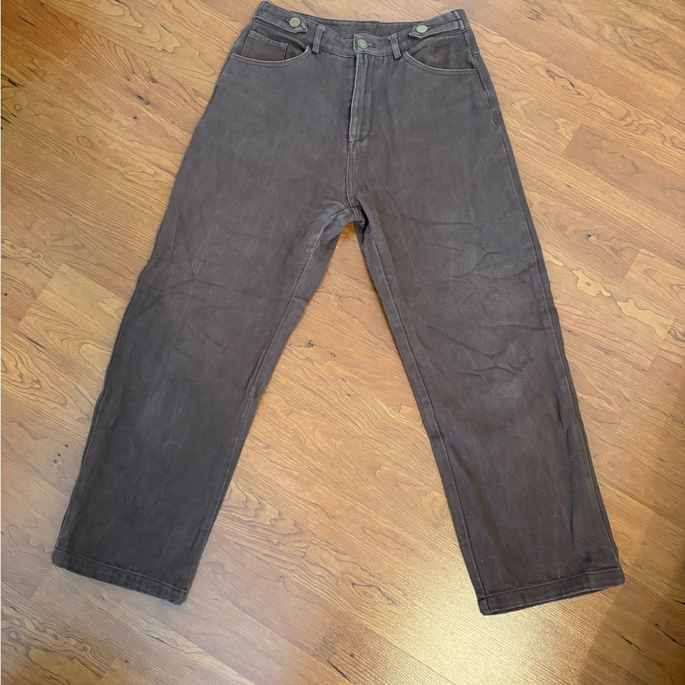 Dazy Brown Wide Leg Pants